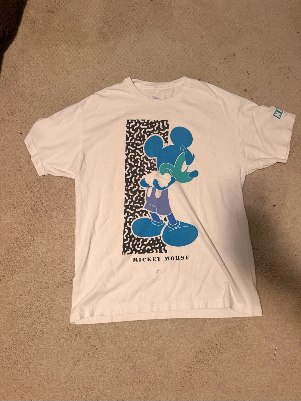 Mickey Mouse x Neff Graphic Tee - Blue Print *RARE*